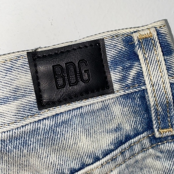 BDG jeans slim straight 24 bleach faded acid wash denim 100%‎ cotton - Picture 4 of 7